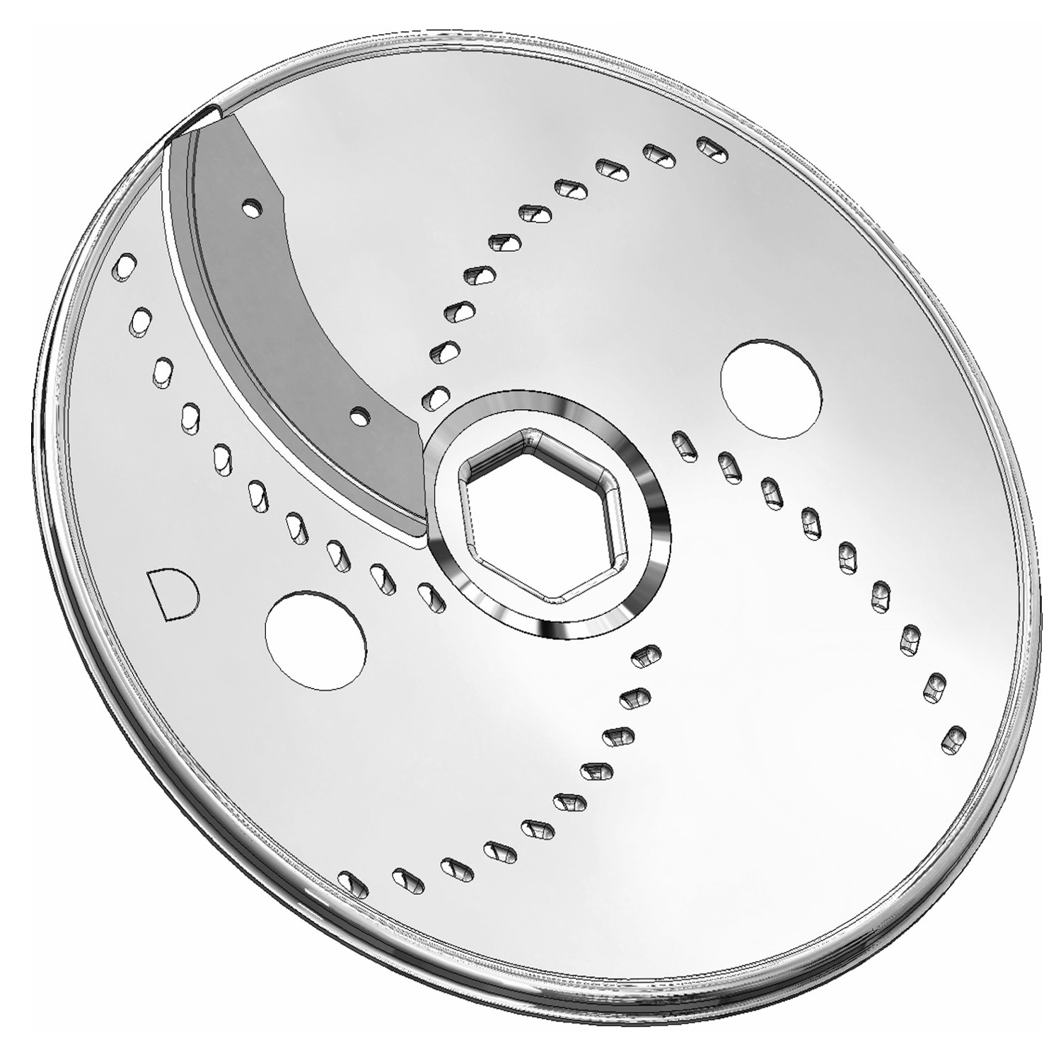 Reversible slicer / grater discs for food processors